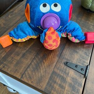 Antique Colorful Plush Octopus Toy